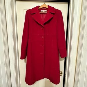 Larry Lavine Women’s Red Wool Peacoat